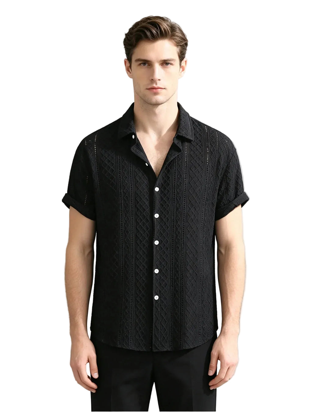 Men's Casual Button Up Shirt
