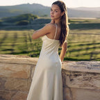 Women's Sleeveless V Neck Midi Dress A Line