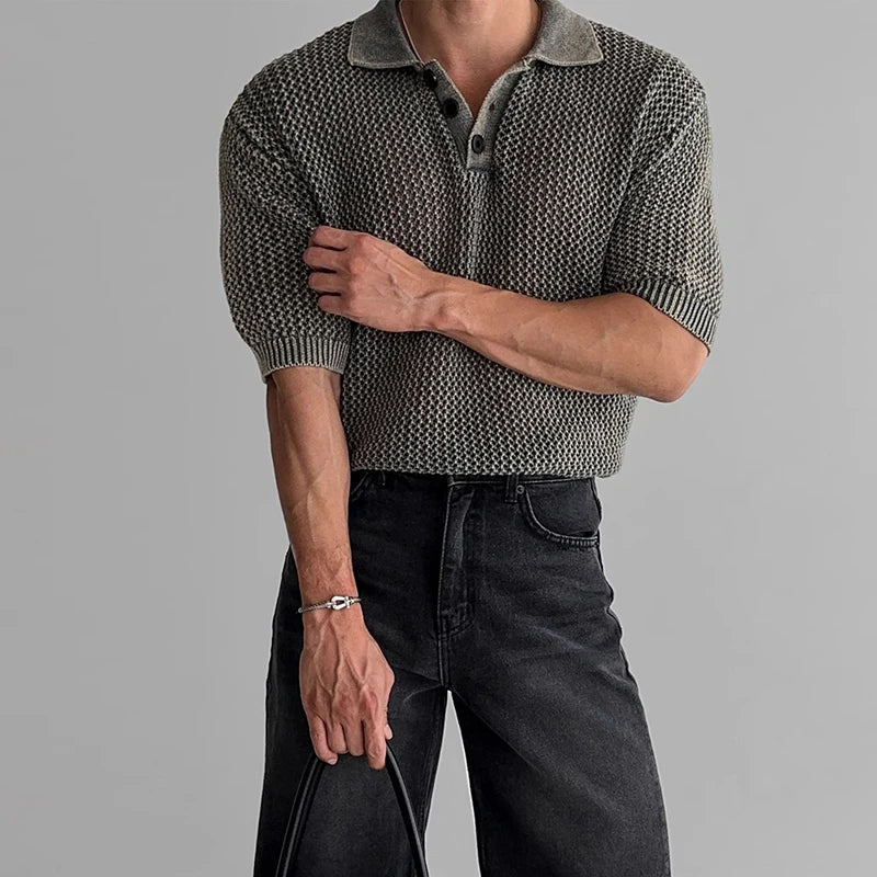 Men's Vintage Wash Polo Shirt