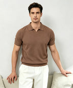 Open Neck Polo Shirt For Men