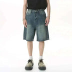 Men's Relaxed Fit Denim Shorts With Classic Five Pocket Style