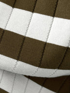 Horizontal Stripe Polo Top Men