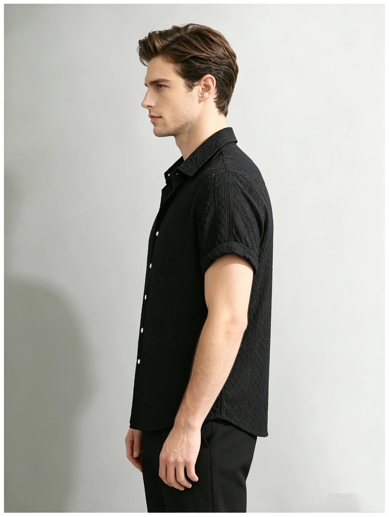 Men's Casual Button Up Shirt