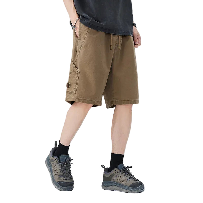 Drawstring Cargo Pocket Shorts For Men
