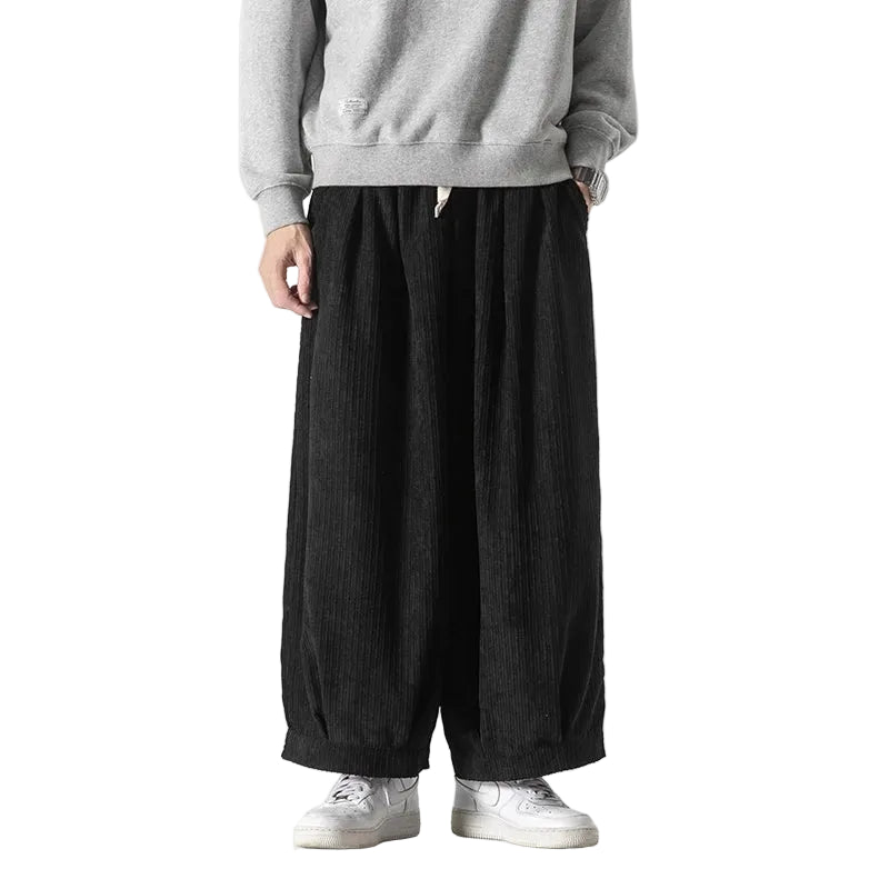 Men's Corduroy Wide Leg Balloon Pants