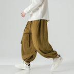 Men's Corduroy Loose Fit Balloon Pants Men