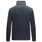 Men's Sherpa-Lined Jacket with High Collar, Full Zip and Multiple Zipped Pockets