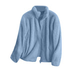 Women's Fleece Quarter Zip Pullover – Long Sleeve High Neck Sweatshirt