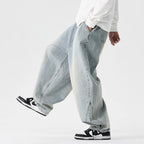 Men's Oversized Wide Leg Denim Jeans