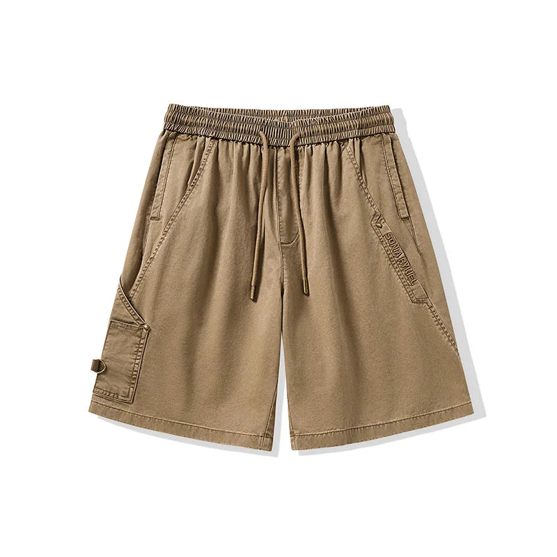 Drawstring Cargo Pocket Shorts For Men