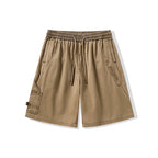 Drawstring Cargo Pocket Shorts For Men