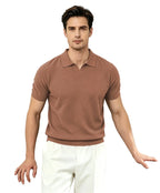 Open Neck Polo Shirt For Men