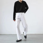 Men's Button Neck Long Sleeve Pullover