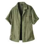 Men's Floral Button Up Camp Shirt