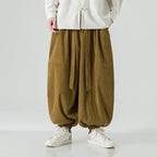 Men's Corduroy Loose Fit Balloon Pants Men