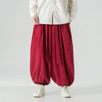 Men's Corduroy Loose Fit Balloon Pants Men