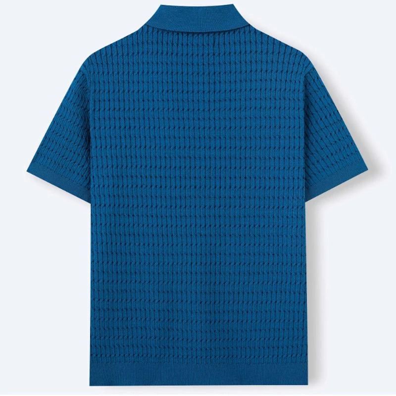 Classic Polo Knit Top Men