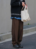 Men’s Pleated Front Loose Fit Pants