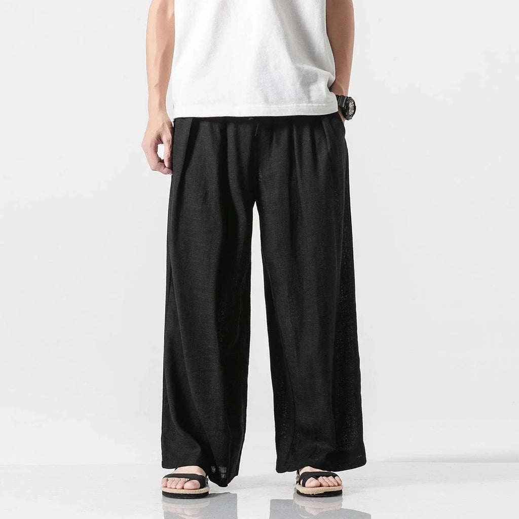 Men's Loose Fit Wide Leg Pants