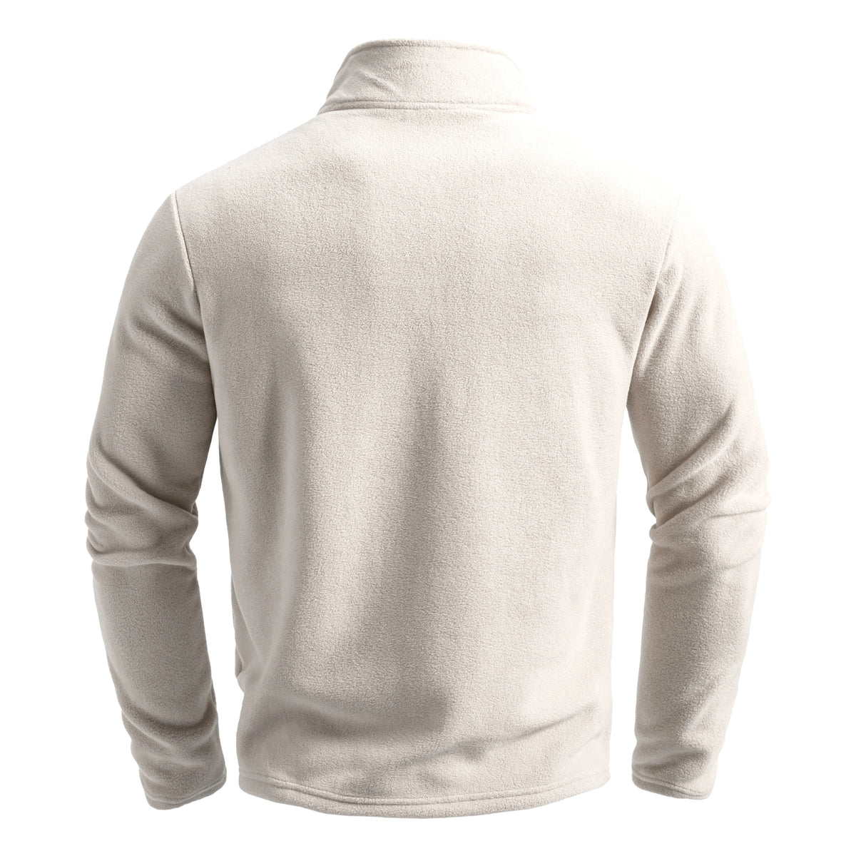 Men's Quarter Zip Jumper – Long Sleeve High Neck Pullover Sweatshirt
