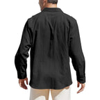 Classic Collar Button Front Dress Shirt