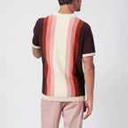 Contrast Panel Short Sleeve Polo Shirt