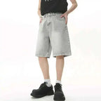 Men's Relaxed Fit Denim Shorts With Classic Five Pocket Style