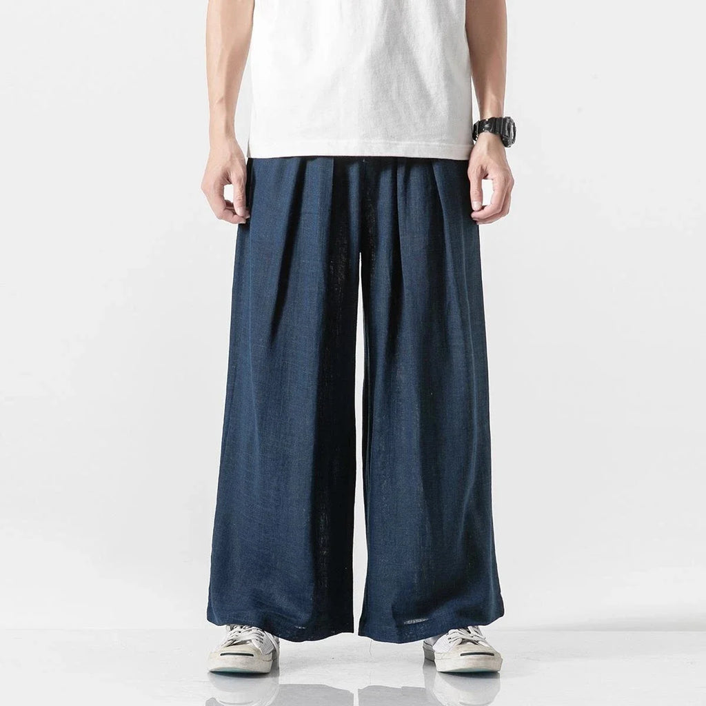 Men's Loose Fit Wide Leg Pants