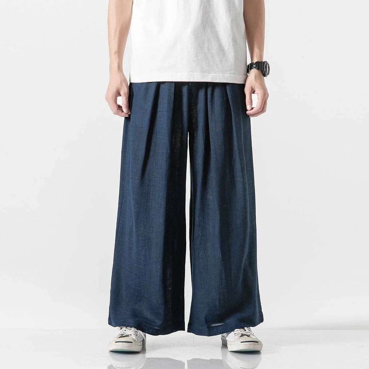 Men's Loose Fit Wide Leg Pants