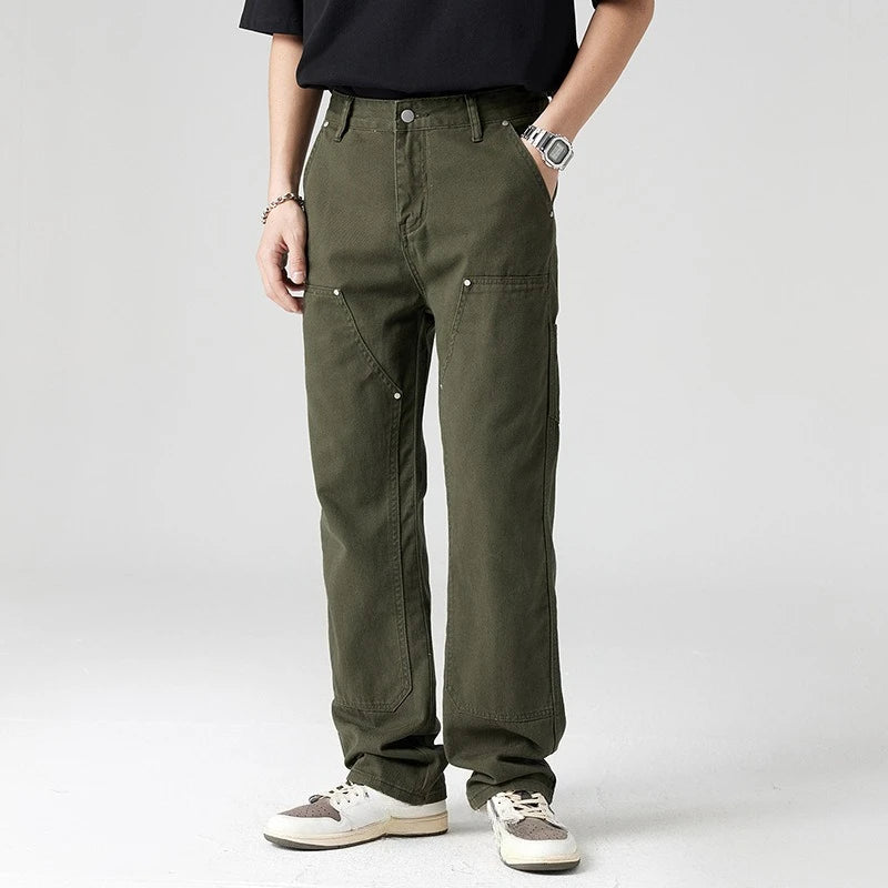 Men's Utility Pocket Casual Pants