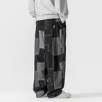 Men's Pull On Patchwork Trousers