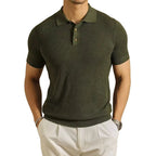 Classic Collar Polo Shirt For Men