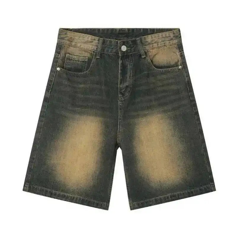Men's Relaxed Fit Denim Shorts With Classic Five Pocket Style