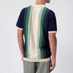 Contrast Panel Short Sleeve Polo Shirt