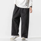 Men's Pull On Wide Leg Trousers