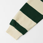 Men's Rugby Stripe Long Sleeve Polo Shirt