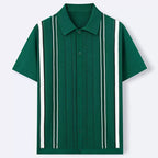 Classic Knit Button Polo Men