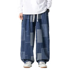 Men's Pull On Patchwork Trousers