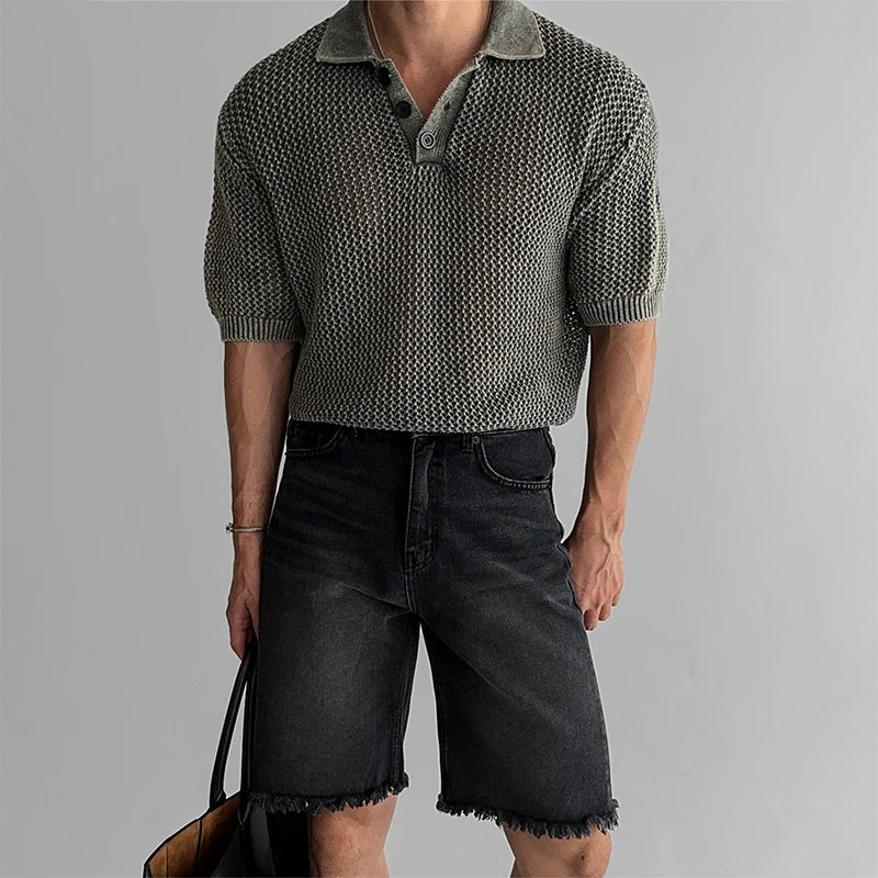 Men's Vintage Wash Polo Shirt