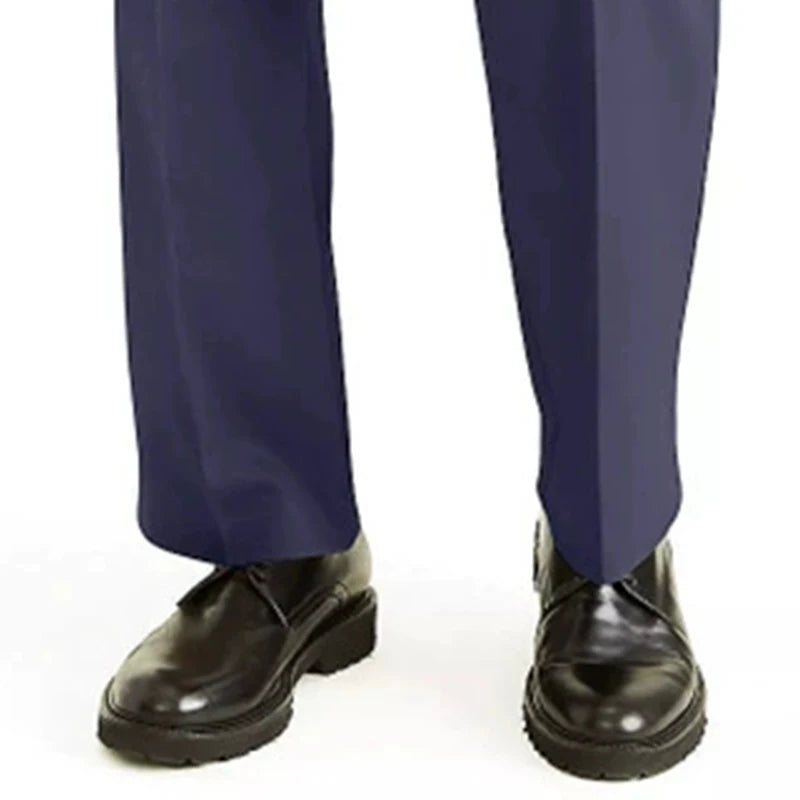 Flat Front Tailored Work Trousers