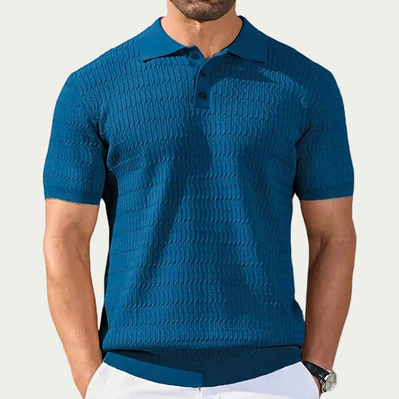 Classic Polo Knit Top Men