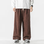 Men's Vertical Stripe Wide Pants