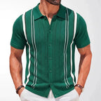 Classic Knit Button Polo Men