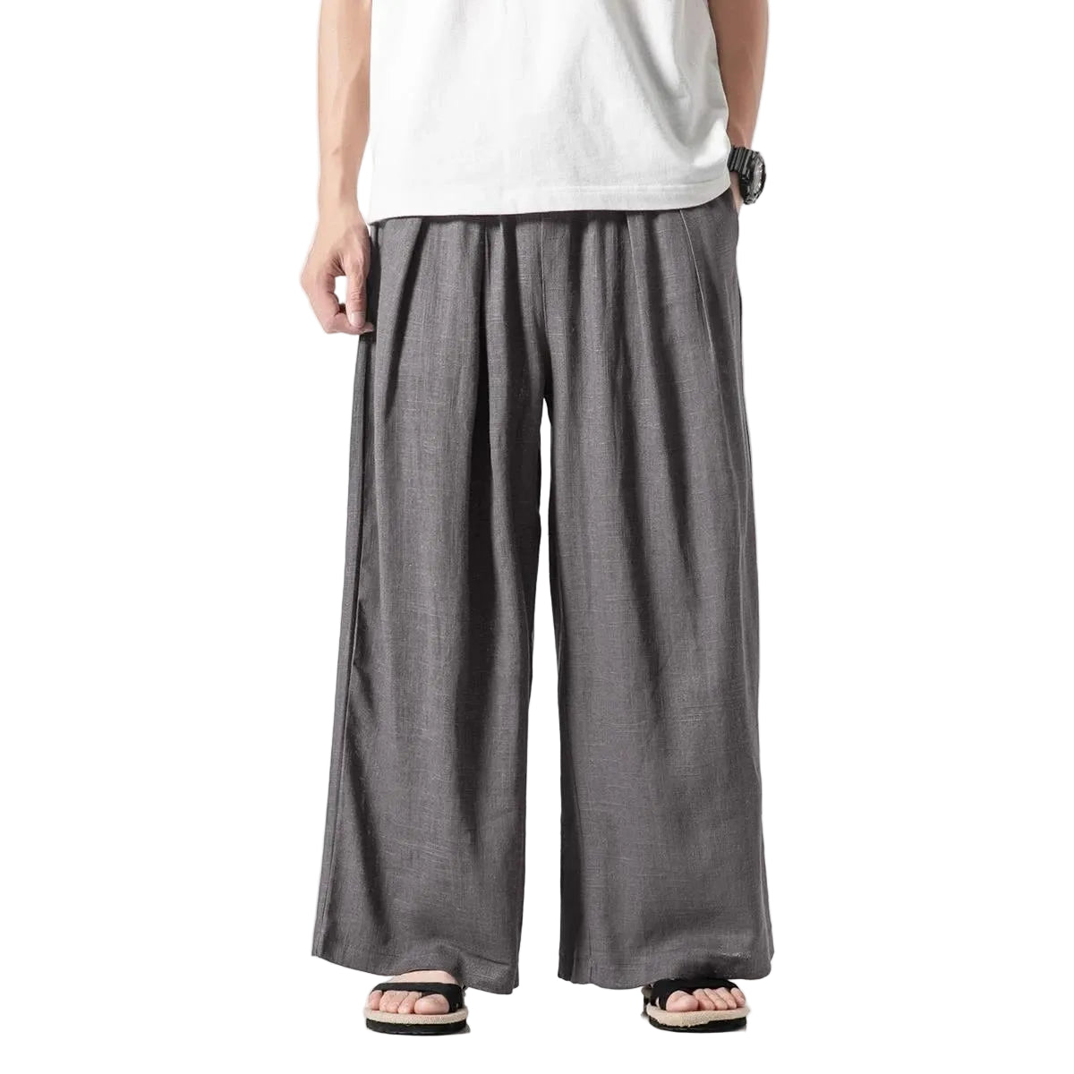 Men's Loose Fit Wide Leg Pants