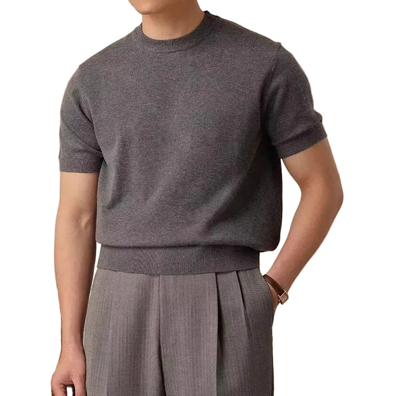 Men's Minimal Crew Neck T Shirt