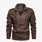 Men's Zip Up Hooded Jacket – Long Sleeve Design with Chest and Side Pockets