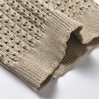 Men’s Collared Knit Shirt Short Sleeve
