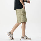 Multi Pocket Cargo Work Shorts Men