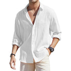 Classic Collar Button Front Dress Shirt