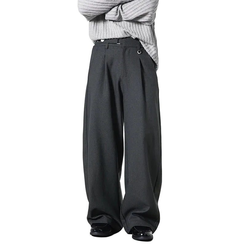 Men's Relaxed Fit Pleated Pants